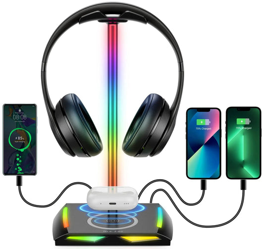 The Command Center V2 - Pro RGB Stand with Wireless Charging